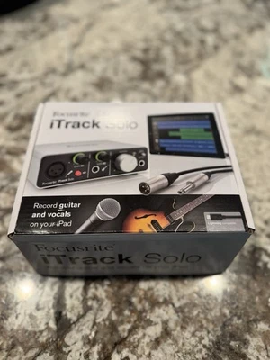 Focusrite iTrack Solo Audio Interface Usb Brand New In Box - Image 1 of 4