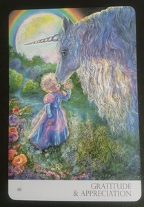 2015 Nature's Whispers Oracle Card 46 Gratitude & Appreciation 5.5" X 3.75" - Picture 1 of 2