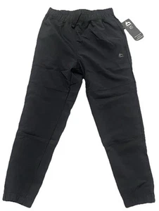 Reebok RBX Kids Small Tapered Jogger Fleece Pants Black Active Training *NWT* - Picture 1 of 5