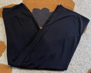 Womens Size Large Black Promover Wide Leg Stretch Pants - Picture 1 of 8