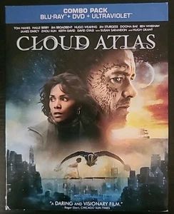 Cloud Atlas (Blu-ray, DVD, 2013) With Slipcover No Digital Tom Hanks Halle Berry - Picture 1 of 2
