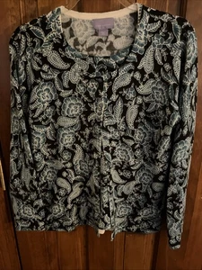 Laura Scott Strickjacke Pullover mit angenähtem Tank - Gr. M (0346) - Bild 1 von 9