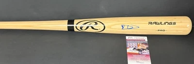 Riley Greene Tigers Autographed Signed Blonde Bat JSA Witness COA - Image 1 of 3