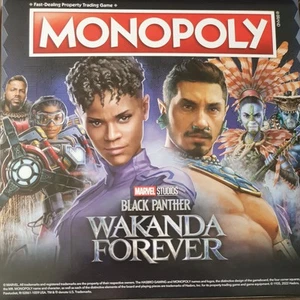 Monopoly: Marvel Studios' Wakanda Forever Edition. Complete. Played Once. - Picture 1 of 4