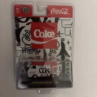 2023 M2 Machines 1:64 Coca Cola 1965 Ford Econoline Delivery Van A32 NEW - Image 1 of 3