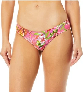 Hobie Womens Floral Bikini Swim Bottom Reversible Size Large L Style HS9A793 - Picture 1 of 8