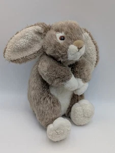 Easter Bunny Rabbit Lop Ear Brown Plush Sherpa 12 Inch MTY International Stuffed - Picture 1 of 10