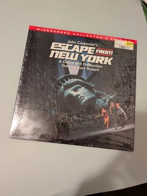 John Carpenter's Escape From New York Laserdisc Collector's Edition SEALED NEW - Image 1 of 3