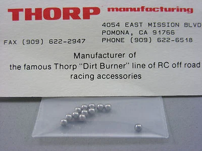 De colección THORP Quemadores de Suciedad 4505 Blackfoot Monster Beetle FOX 1/8" G10 Diff Balls Foto 1 de 2