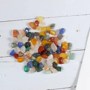 500g Colorful Natural Agate Natural Stone Gravel Pebbles Aquarium Fish Tank - Picture 1 of 11