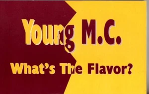 Young MC What's The Flavor? 1993 RARE PROMO ADVANCE Cassette Maxi Single Hiphop - Imagen 1 de 2