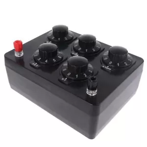 Resistance Box 5 Switchable Ranges Decade Boxes Experimental Equipment - Picture 1 of 9