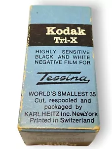 Tessina Sub-Miniature Kodak Tri-X Film Collectible Vintage Cam - UNOPENED RARE! - Picture 1 of 5