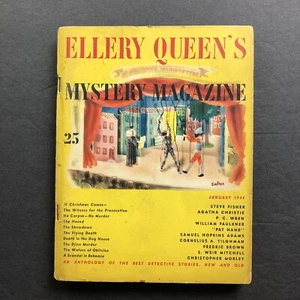 VTG Ellery Queen's Mystery Magazine January 1944 - Bild 1 von 12
