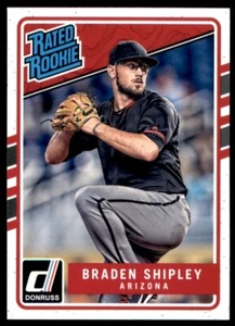 Novato Braden Shipley Panini Donruss #242 2017 - Imagen 1 de 2