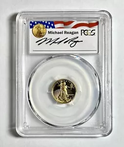 1990 P $5 Gold Eagle Proof PCGS V539 Reagan PR69 Gaudens Design Nice Item # IGA - Picture 1 of 5
