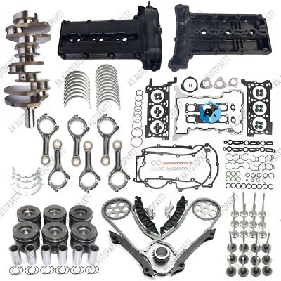 Engine Rebuild Overhaul Kit w/ Rods Timing for Jeep Grand Cherokee Ram 1500 3.0T - Image 1 of 4