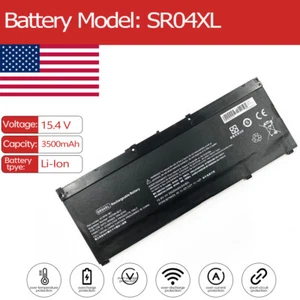 SR04XL Battery for HP Omen 15-CE056NA 917678-172 15-ce015ns 15-CB004NM - Picture 1 of 4