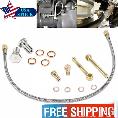 Kit de actualización de pernos de banjo de combustible Juego de cruce de línea de combustible para Ford Powerstroke 6,0 L Foto 1 de 4