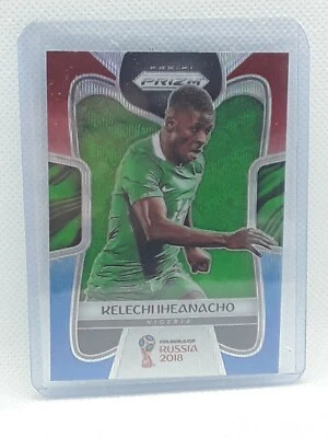 Kelechi Iheana 2018 Panini Prizm World Cup Soccer - #141 RED BLUE WAVE - Nigeria - Image 1 of 2
