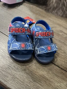 Spider-Man Sandals, Size 5 Toddler, Straps - Picture 1 of 4