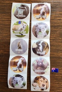 50pcs Animal Moviational Stickers 2.5cm Ideal for Scrapbooking Teachers Reward - Bild 1 von 1