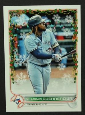 2022 Topps Holiday Vladimir Guerrero Jr. SUPER RARE Lights SSSP Variation #HW10 - Image 1 of 2