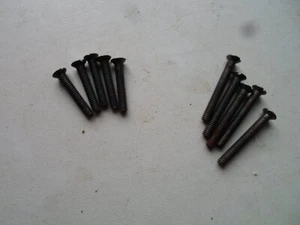 Pack of 5 x 1/8" BSF Threaded Slotted Machine Screws in either 3/4" or 1" size - Picture 1 of 9
