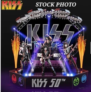 Kiss 50th Anniversary Skulptur spielt Hit Song mit farbwechselnder Beleuchtung LIMITIERT - Bild 1 von 16