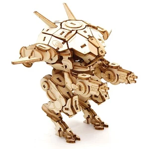 IncrediBuilds: Overwatch: D.Va's MEKA 3D Wood Model Figure Kit and Poster - Picture 1 of 3
