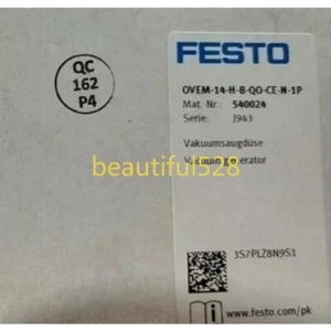1PC New FESTO OVEM-14-H-B-QO-CE-N-1P 540024 Vacuum Generator Expedited Shipping - Picture 1 of 2