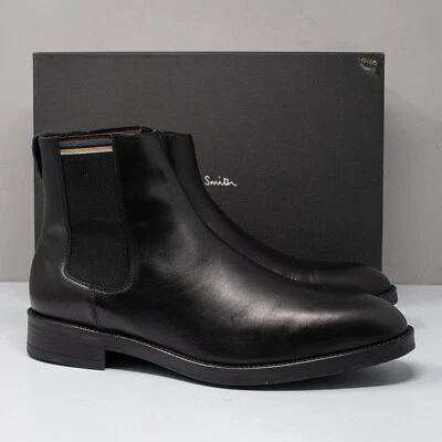 Paul Smith Lansing Black Leather Chelsea Boots, Size 9 UK (10 US) - Image 1 of 4