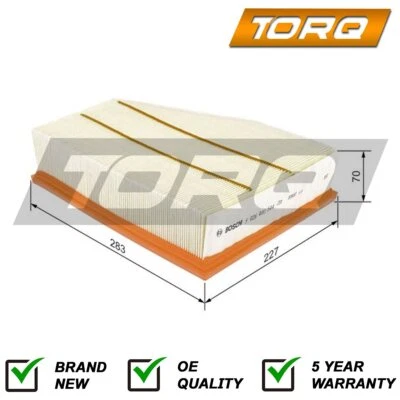 Air Filter Torq Fits Audi A1 2011-2015 Seat Ibiza 2010-2015 2.0 TDi - Image 1 of 4