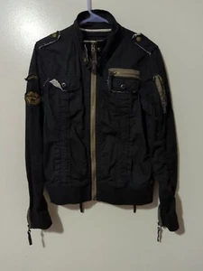 Alpha Industries Military Jacket Black Size Small S Men - Picture 1 of 7