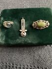 Lot Of 3 Sterling Silver Mixed Jewellery And Box