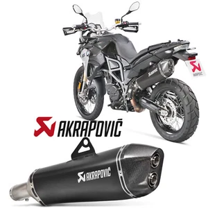 Akrapovic Bmw F 800 GS 2009 Exhaust Motorcycle Slip-On Titanium Muffler Approved - Picture 1 of 6