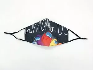 ๐ต AMONG US Face Mask Washable / Reusable / Adjustable Adult Size - Picture 1 of 4