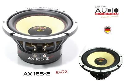 Audio System AX 165-2 EVO 2 Mitteltöner 16,5 cm (6.5") Kickbass Lautsprecher  - Bild 1 von 4