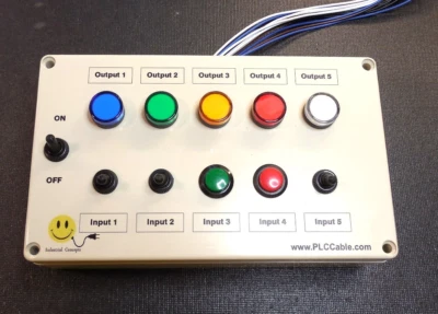 5 Inputs Outputs Complete do it yourself PLC Training Kit Build your own Trainer
