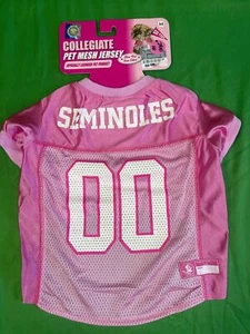 NCAA Florida State Seminoles #00 Pink Dog Jersey Medium NWT - Picture 1 of 4