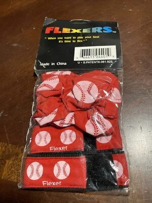 Softball Tshirt Shoulder Flexer & Scrunchie Red - Image 1 of 2