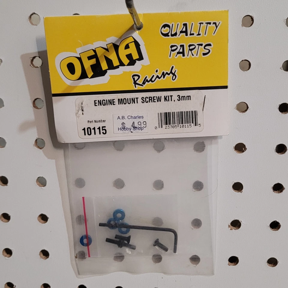 OFNA Racing 10115 Nitro Engine Mount Screw Kit 3mm ~ NIP NOS Vintage RC Part - Image 1 of 1
