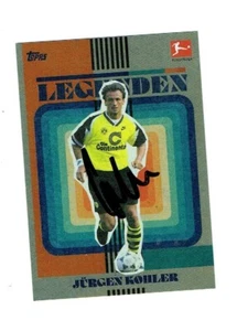 Topps Legende Jürgen Kohler Bor. Dortmund Team Set 2024 / mit orig. Autogramm - Bild 1 von 2