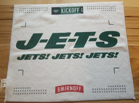 NY Jets 2022 9/11/22 Baltimore Ravens MetLife Rally Towel Home Opener Cover
