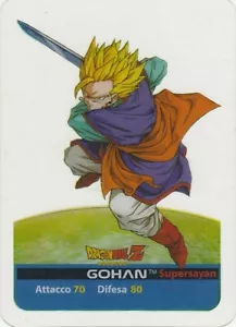 Lamincards Dragon Ball Z Edibas Serie Oro GOHAN N 10 - Imagen 1 de 2