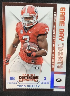 Todd Gurley Rookie 2015 Contenders RAMS - Image 1 of 2