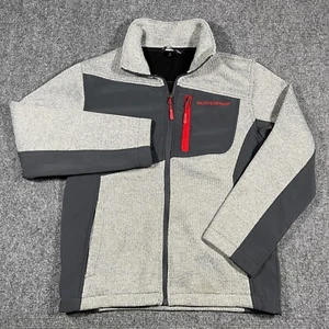 Weatherproof Fleece Jacket Boys Size Medium 10 - 12 Grey Chest Pocket - Picture 1 of 12