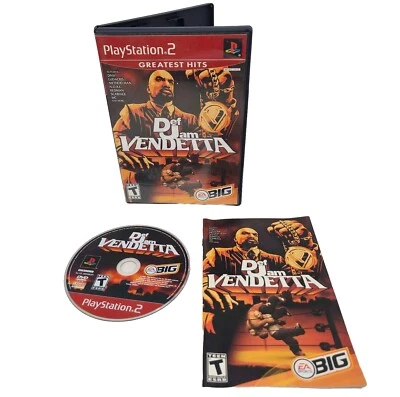 Sony PlayStation 2 PS2 Def Jam Vendetta Complete W/Manual + Registration CIB - Image 1 of 4