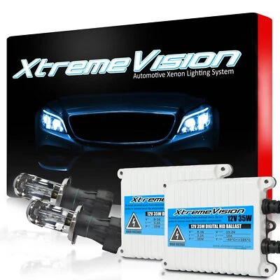 XtremeVision Headlight AC Xenon 35W HID Kit 880 9005 9006 H1 H4 H7 H10 H11 H13 - Image 1 of 4