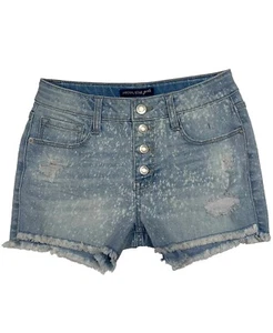 Imperial Star DELILAH WASH Big Girls Denim Shorts, US 14 - Picture 1 of 2